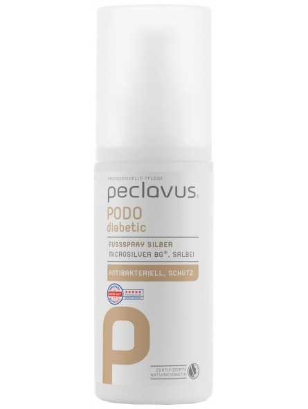 Peclavus PODO Diabetic Spray per i Piedi all'Argento