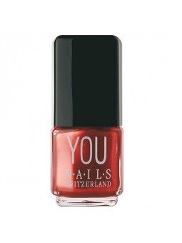 YOU Nails - Nail Polish No. 37 - Grid-Red Metalic Dark