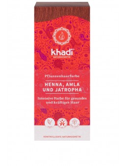 khadi Tinta Vegetale per Capelli Hennè, Amla e Jatropha