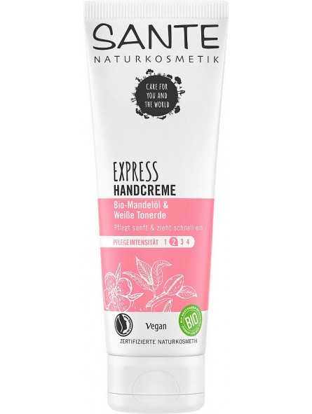 SANTE Crème Mains Express Argile Blanche & Huile d'Amande