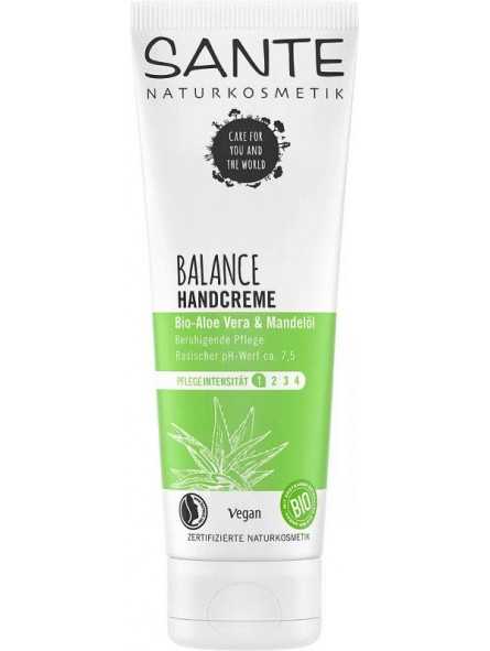 SANTE Crème Mains Balance Aloe Vera Bio & Huile d'Amande