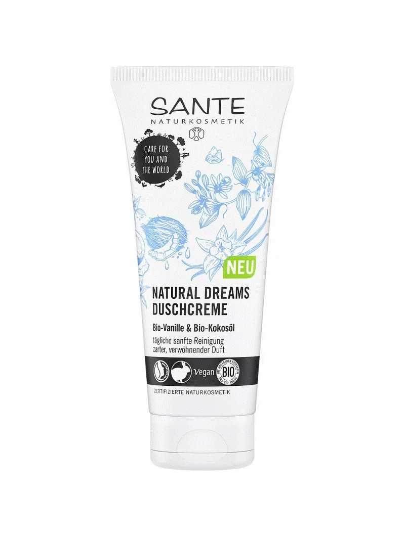 SANTE Natural Dreams Crema Doccia Vaniglia Bio & Olio di Cocco