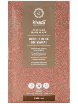 khadi Ayurvedic Hair Mask Deep Shine Shikakai