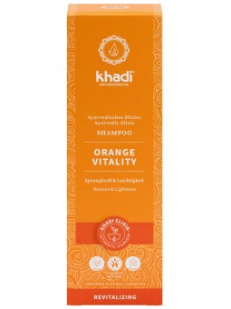 khadi Ayurvedisches Elixier Shampoo Orange Vitality