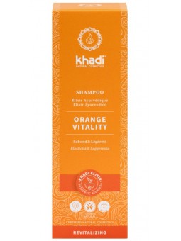 khadi Ayurvedic Elixir Shampoo Orange Vitality