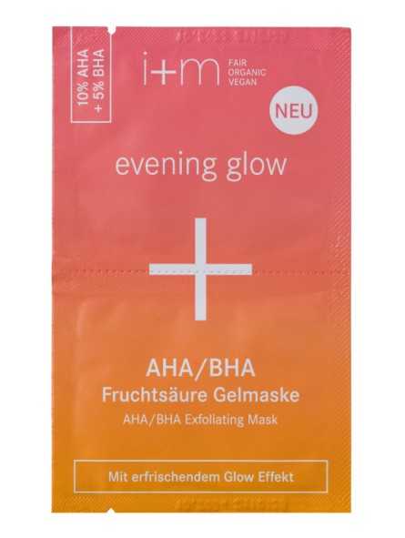 I+M evening glow Maschera Gel esfoliante AHA/BHA