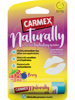 Carmex Balsamo Labbra Naturally Berry