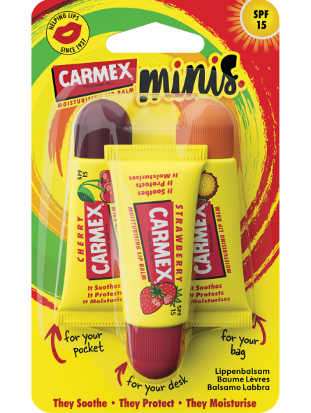 Carmex Lippenbalsam Minis Tuben