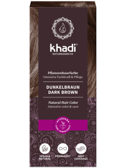 khadi Tinta Naturale per Capelli Castano Scuro