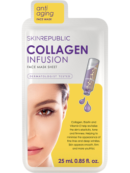 Skin Republic Maschera in Cotone Collagen Infusion