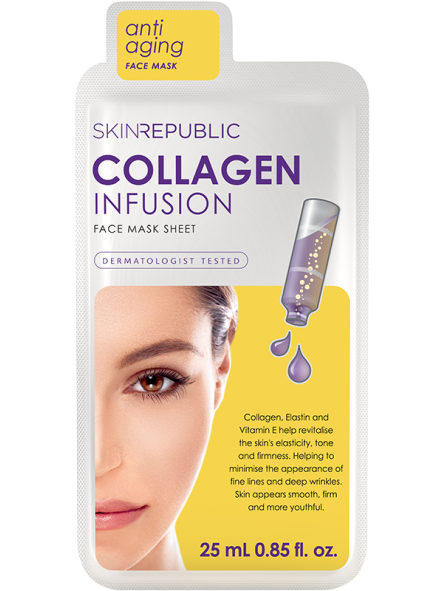 Skin Republic Face Mask Sheet Collagen Infusion