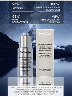 SwissOxx Sublime Platinum Night Concentrated Night Serum