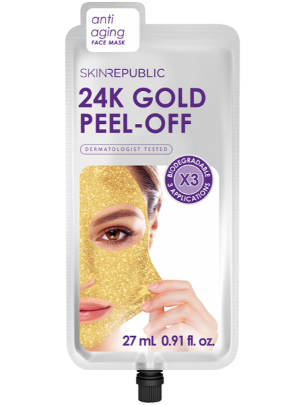 Skin Republic Masque Peel Off 24K Doré