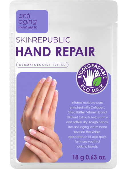 Skin Republic Hand Repair - Maschera Riparatrice per Mani e Unghie