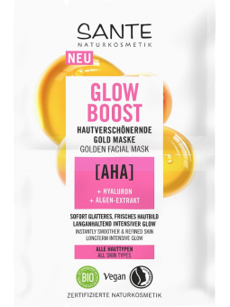 SANTE Glow Boost AHA Gold Maske