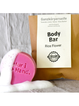 Feste Seife Rice Flower Body Bar