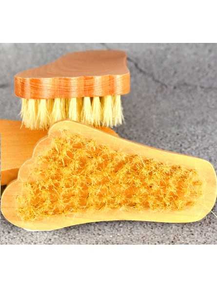 Brosse pieds poils naturels