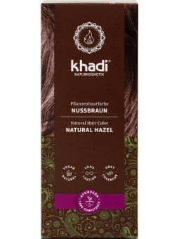 Khadi Coloration Végétale Noisette Naturel Châtain Foncé