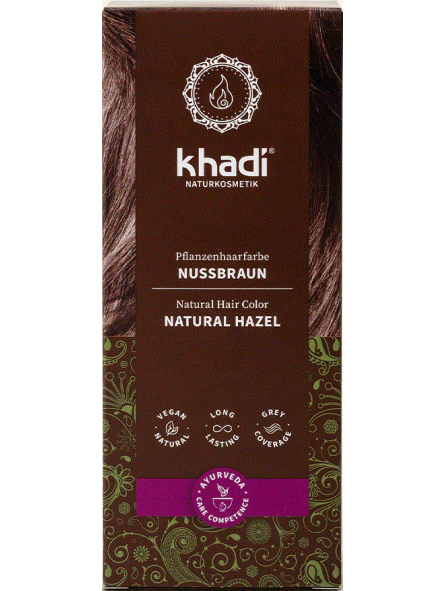 khadi Tinta Naturale per Capelli Castano Nocciola