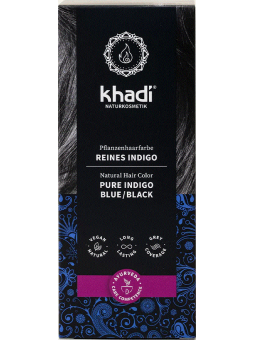 khadi Pflanzenhaarfarbe Reines Indigo